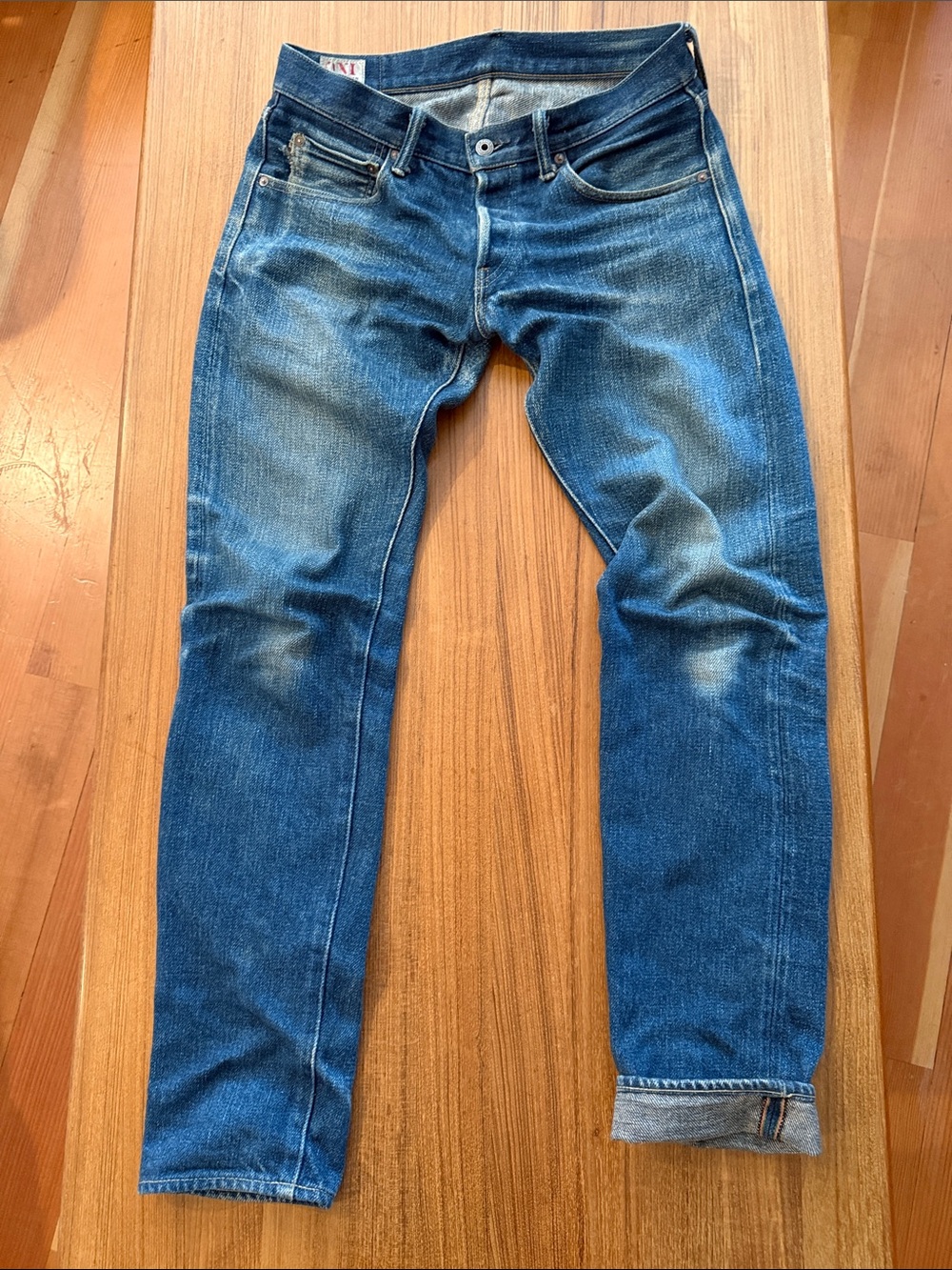 ONI DENIM 622ZR “KABEG” SELVEDGE DENIM, SUPER WIDE TAPERED FIT, SIZE 31